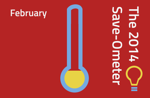 February's Save-Ometer