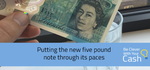Testing the new five pound note