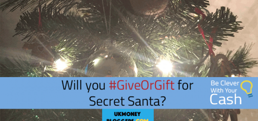 Give Or Gift Secret Santa alternative BT MyDonate UK Money Bloggers