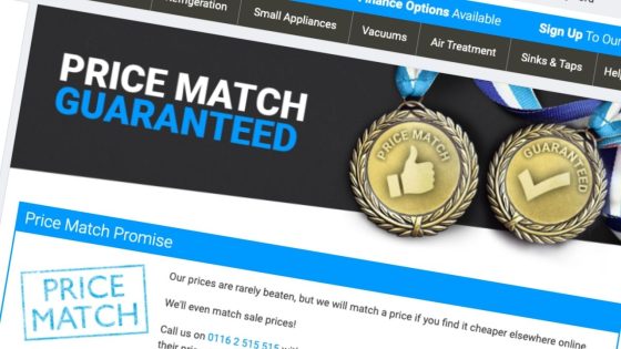 Where to price match in the UK and save cash