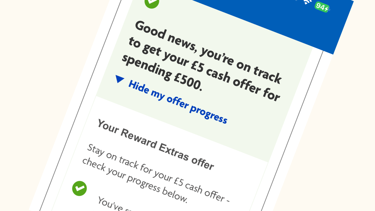 Halifax Reward tracking error fixed