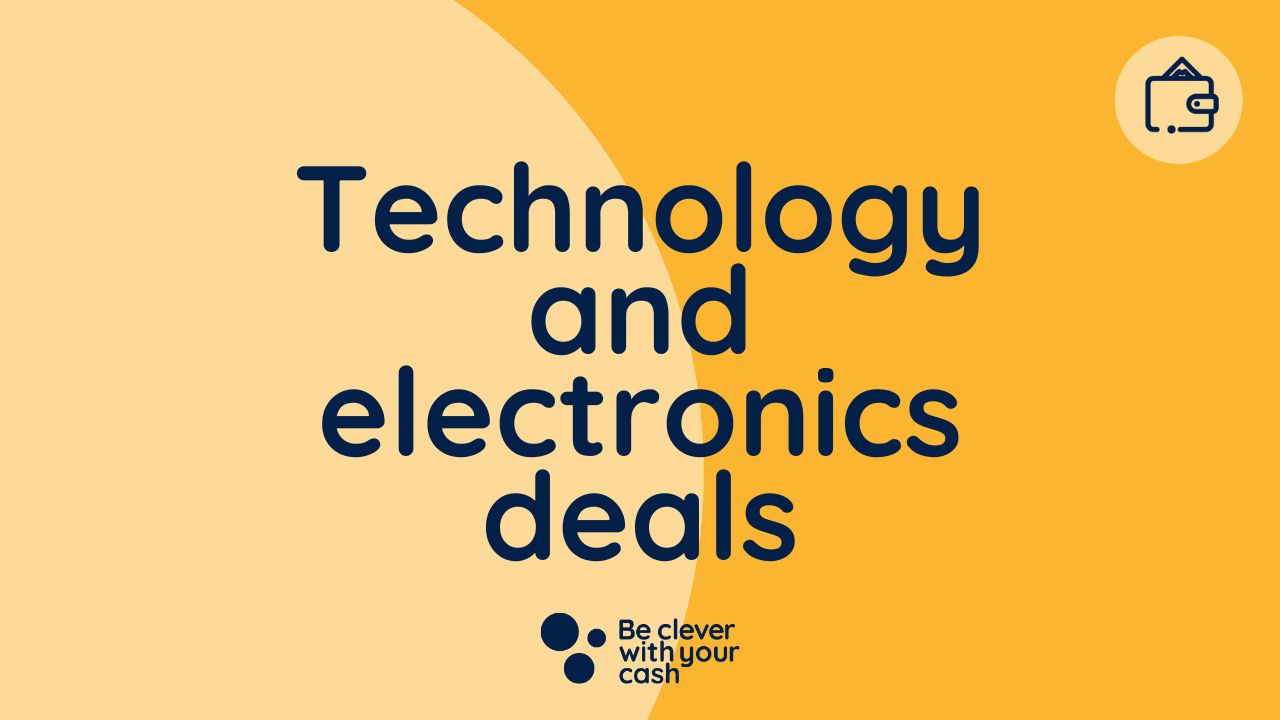 Tech, appliances and electronics deals