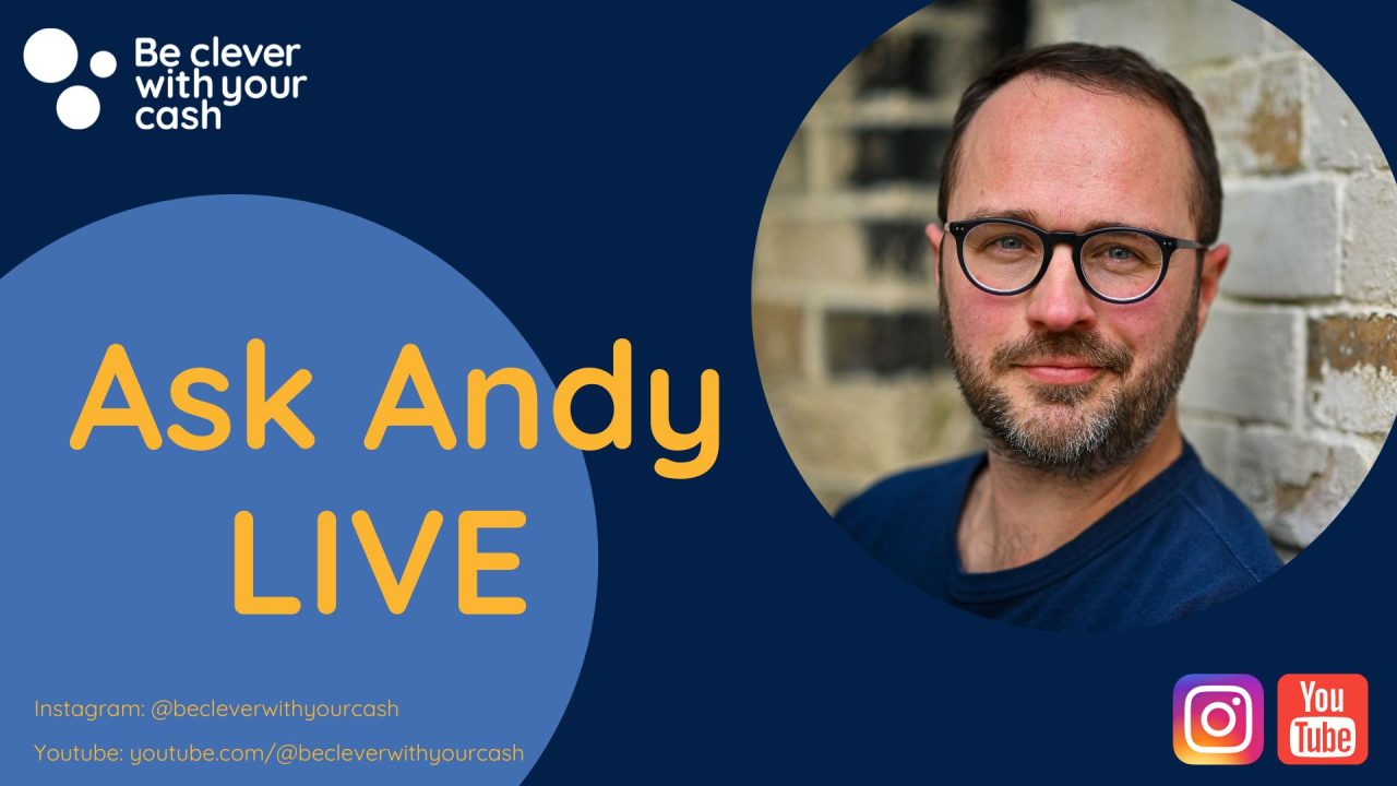 Andy with text that reads "Ask Andy Live"