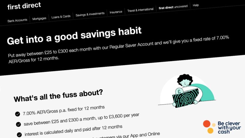 First Direct Regular Saver review: earn 7% interest First-Direct-review-1