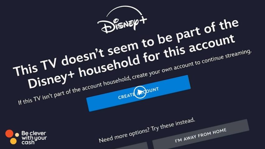 Disney plus sharing crackdown