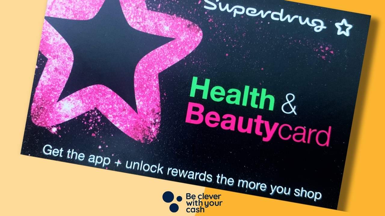 Superdrugs beauty card discount