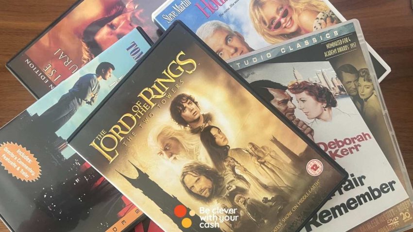 Picture of a selection of DVDs