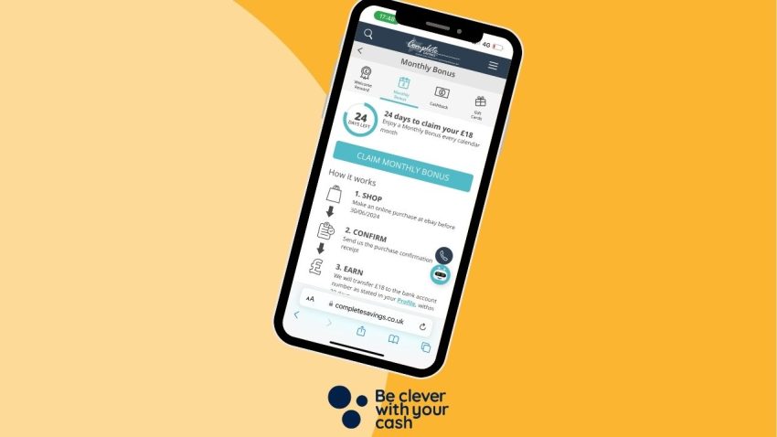 Complete Savings review: everything you need to know image of a mobile with the Complete Savings app