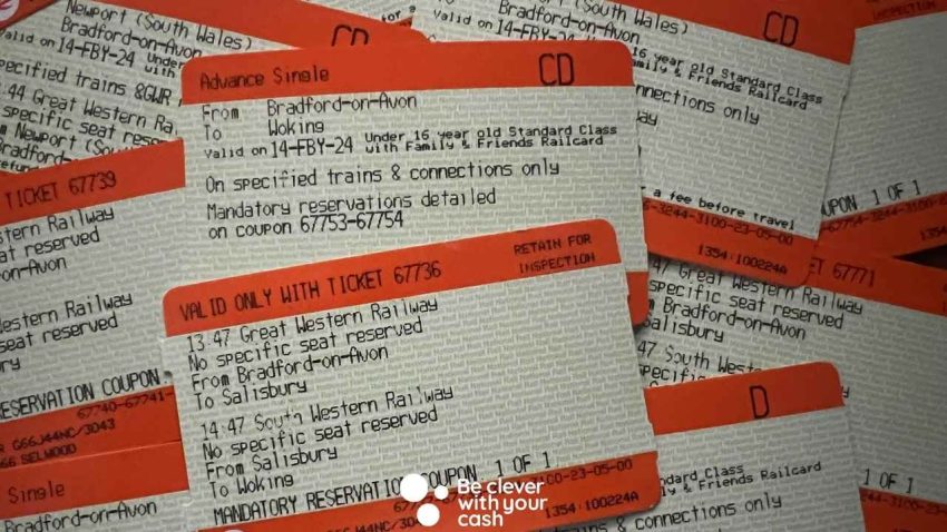 Get cashback on train tickets: the best booking sites & apps Image of train tickets