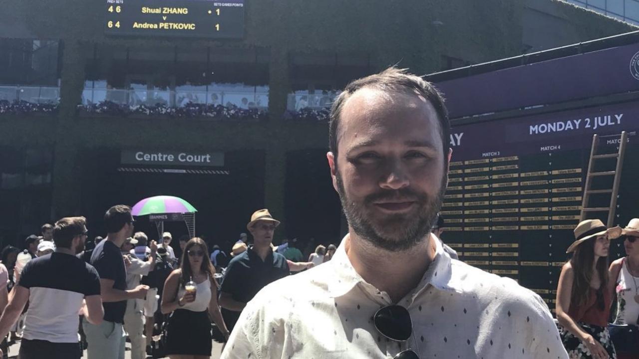 Andy Webb at Wimbledon