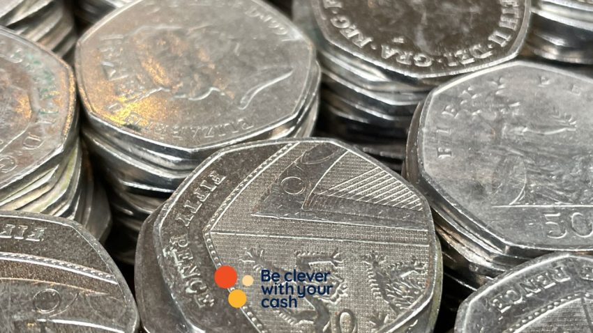 How to invest small amounts of money A close up of 50ps