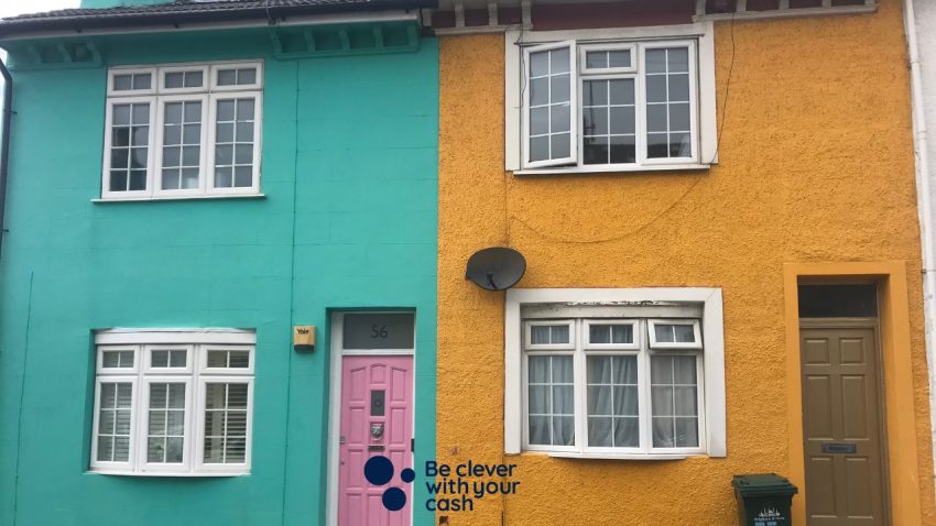 What's going on with mortgage rates? Two colourful houses